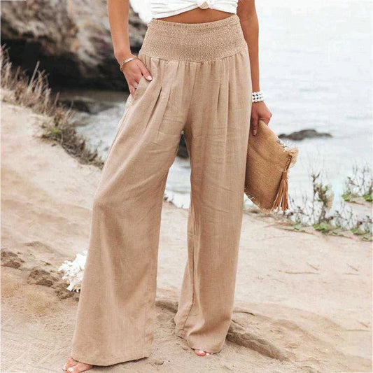 Arianwen - Pantalones anchos para mujer - Casual - Estilo moderno - Ideal para verano