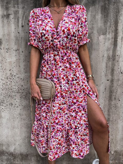 Women's Lightweight Maxi Dress with Flowing Cut