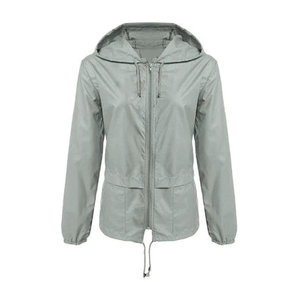Chaqueta impermeable clásica informal para mujer | Ideal para actividades al aire libre