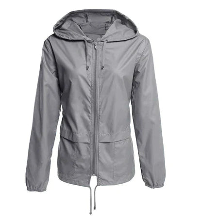 Chaqueta impermeable clásica informal para mujer | Ideal para actividades al aire libre