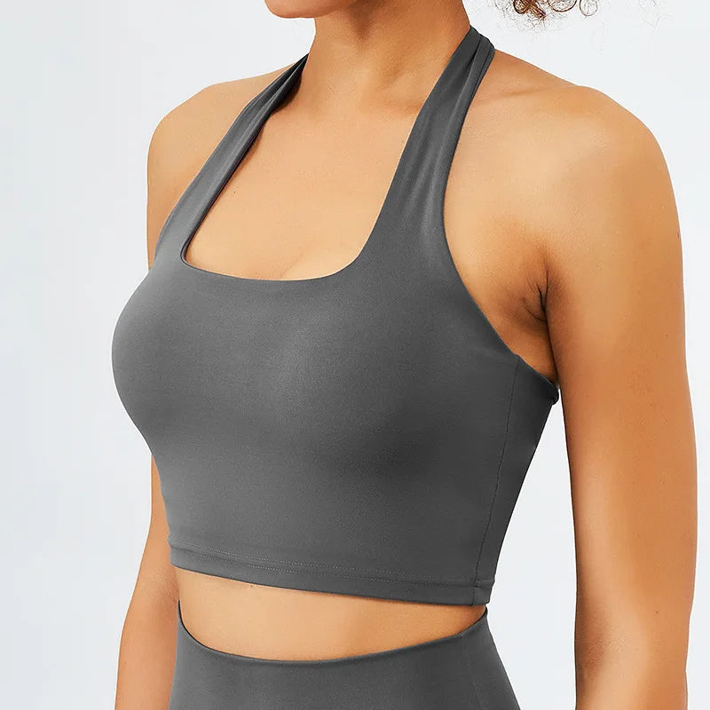 Women Spandex Shockproof Fitness Gym Bralette Sports Bra