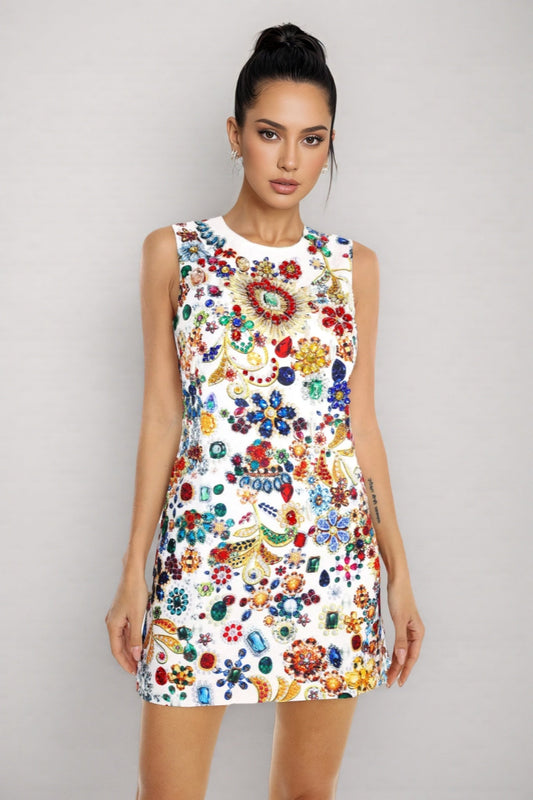 Fionas Diamante Mini Dress