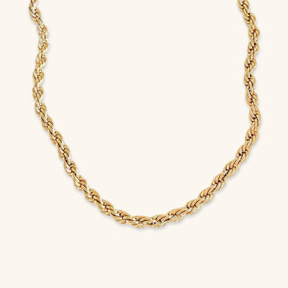 Golden Twist - Rope Chain Necklace