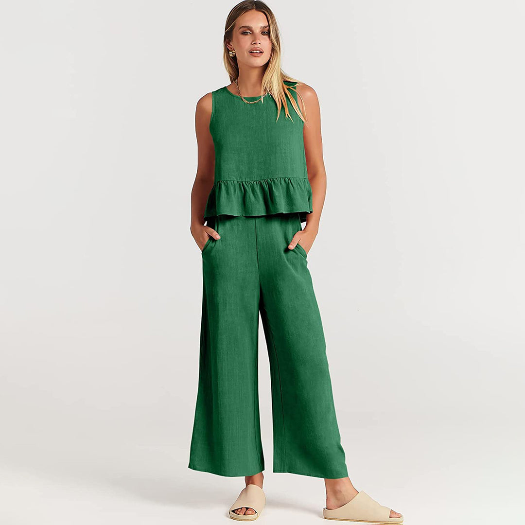 Gemma - Conjunto de mujer - Casual - Tejido - Ideal para días informales