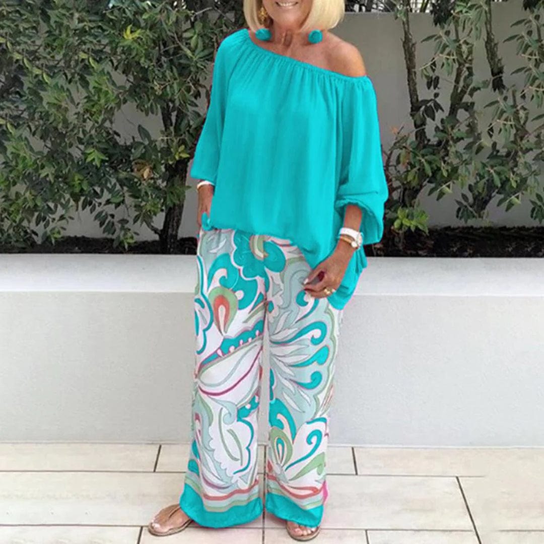 Ainara - Conjunto de verano - Casual - Estilo moderno ligero - Ideal para verano