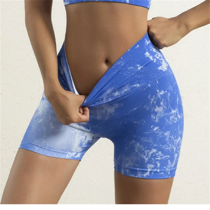 Gutashye Women's High Waist Seamless Naked Quick-drying Fitness Yoga Sports Short