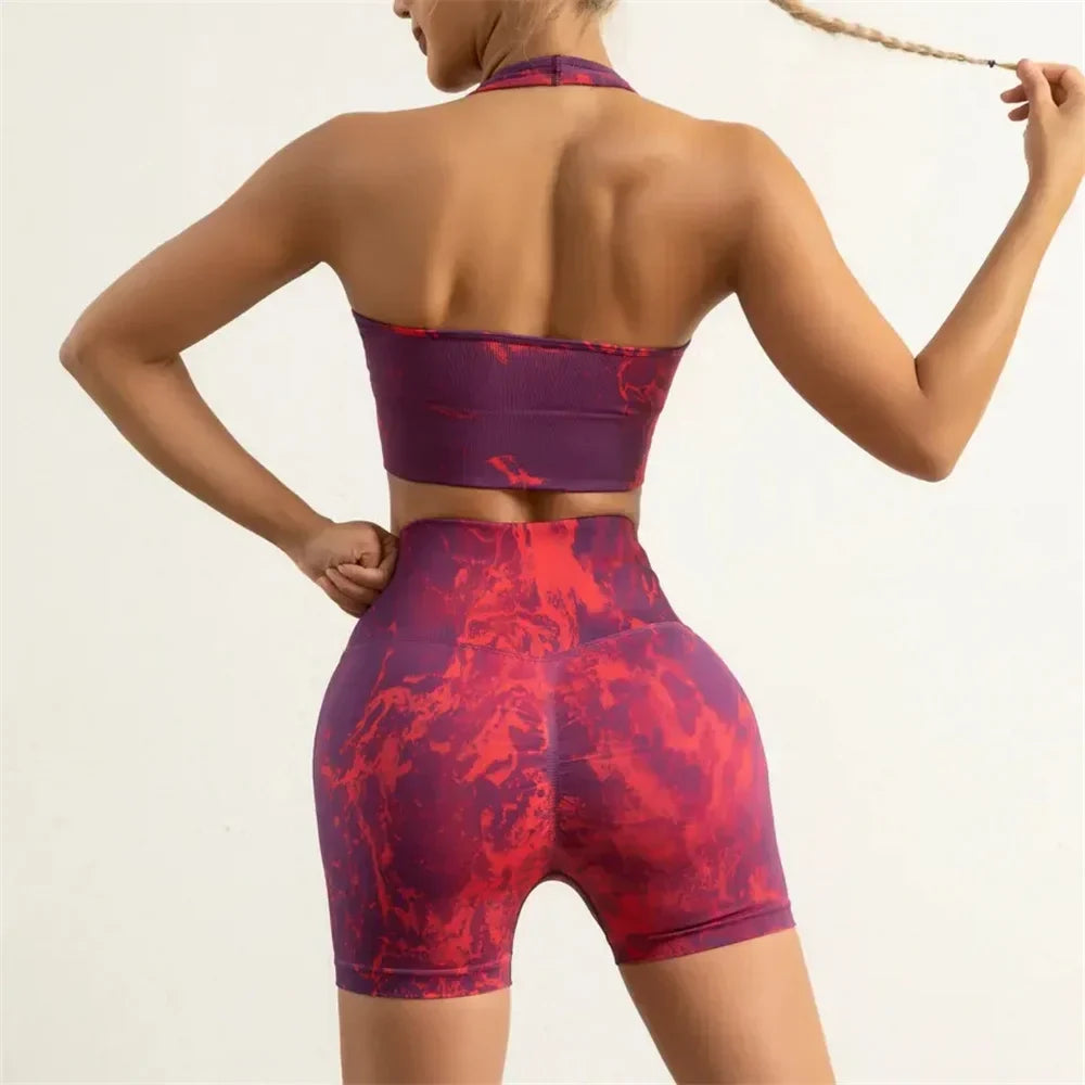 Gutashye Women's High Waist Seamless Naked Quick-drying Fitness Yoga Sports Short