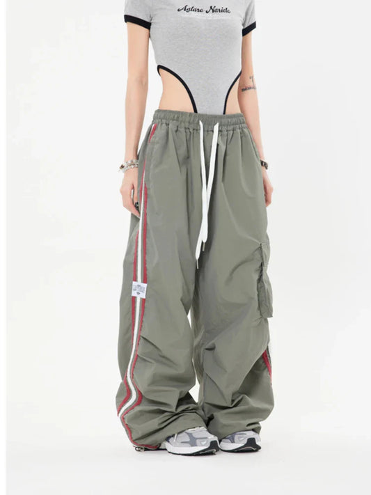 Hippie Vintage Cargo Parachute Harajuku Streetwear Oversize Gorpcore Pant