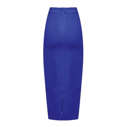 Elegant Spring Polyester Blend Wide-Waisted Trench Coat Bottom