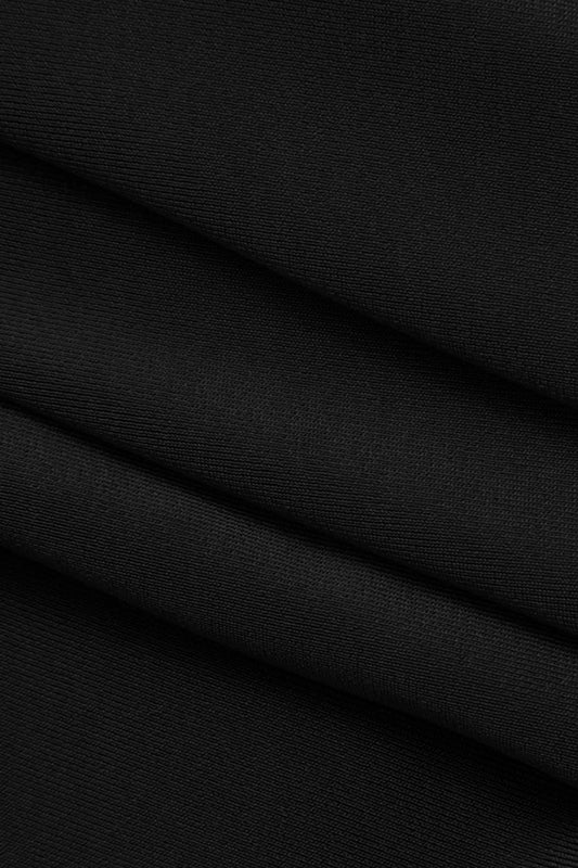 Hailey Solid V-neck Ruched Top and Waist Maxi Skirt Set