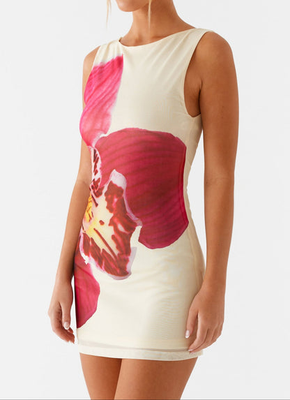 Verona Mini Dress - Yellow