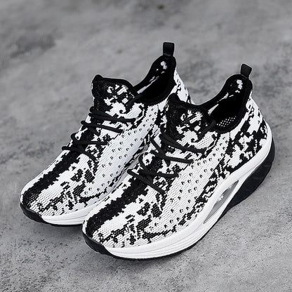 Women’s Stylish Air Cushion Knit Platform Sneakers | Ideal for All Seasons