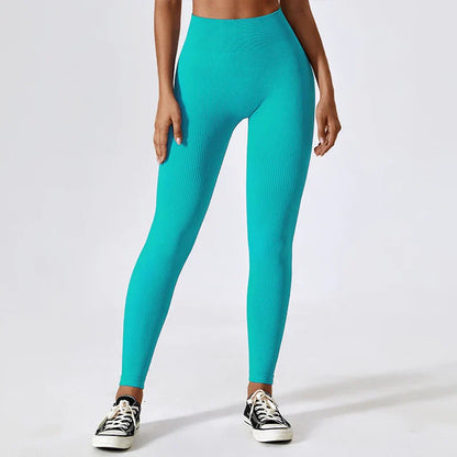 Hearuisavy High Breathable Fitness Female Stretch Workout Tights Push Up Sports Leggings