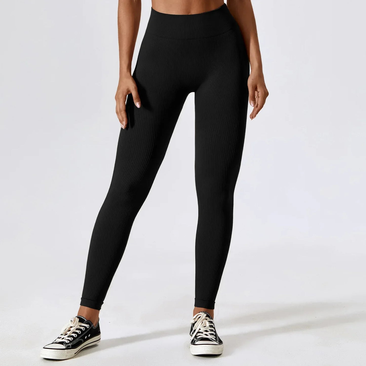 Hearuisavy High Breathable Fitness Female Stretch Workout Tights Push Up Sports Leggings