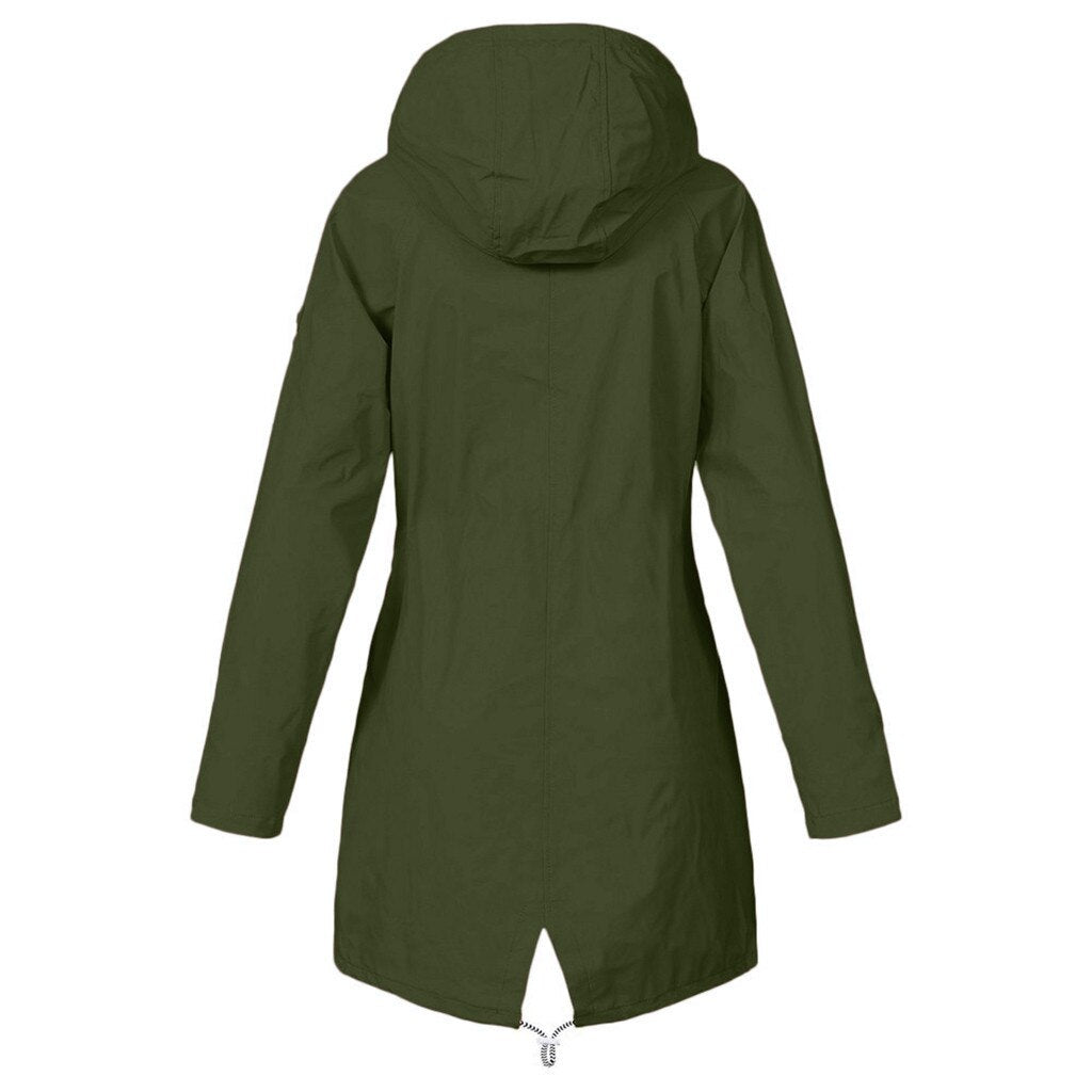 Chaqueta impermeable clásica y elegante para mujer | Ideal para el invierno