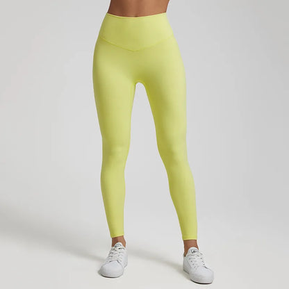 Waist Naked Feeling Woman Push Up Yoga Pants Running Workout Sports Leggings