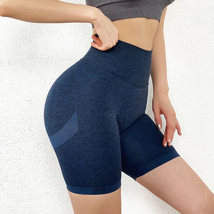 Waist Push Up Soft Nylon Fitness Running Workout Leggings Gym Female Sports Short