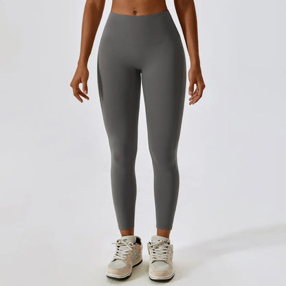 Waist Workout Breathable Running Tights Women Push Up Gym Train Sports Leggings