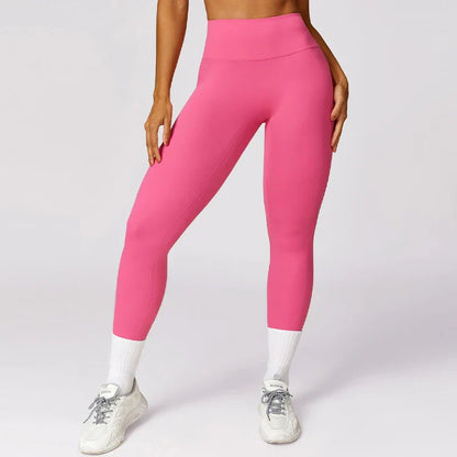 Waist Workout Breathable Running Tights Women Push Up Gym Train Sports Leggings
