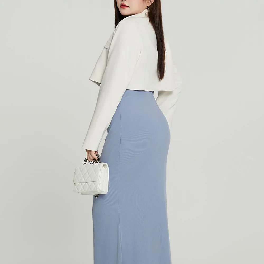 High Waisted Truncated Short Classic Spring Summer Plus Size Good Quality Jacket