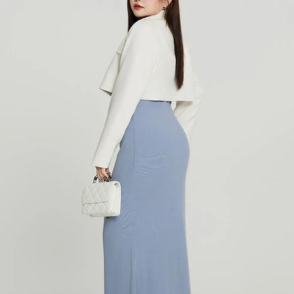 High Waisted Truncated Short Classic Spring Summer Plus Size Good Quality Jacket