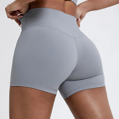 Push Up Women High Waist Soften Gym Leggings Workout Cycling Yoga Clothing Sports Short