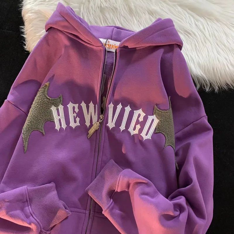 DressBetty - Hip Hop Dark Bat Wing Hoodie