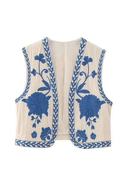 Chaleco azul Angeline