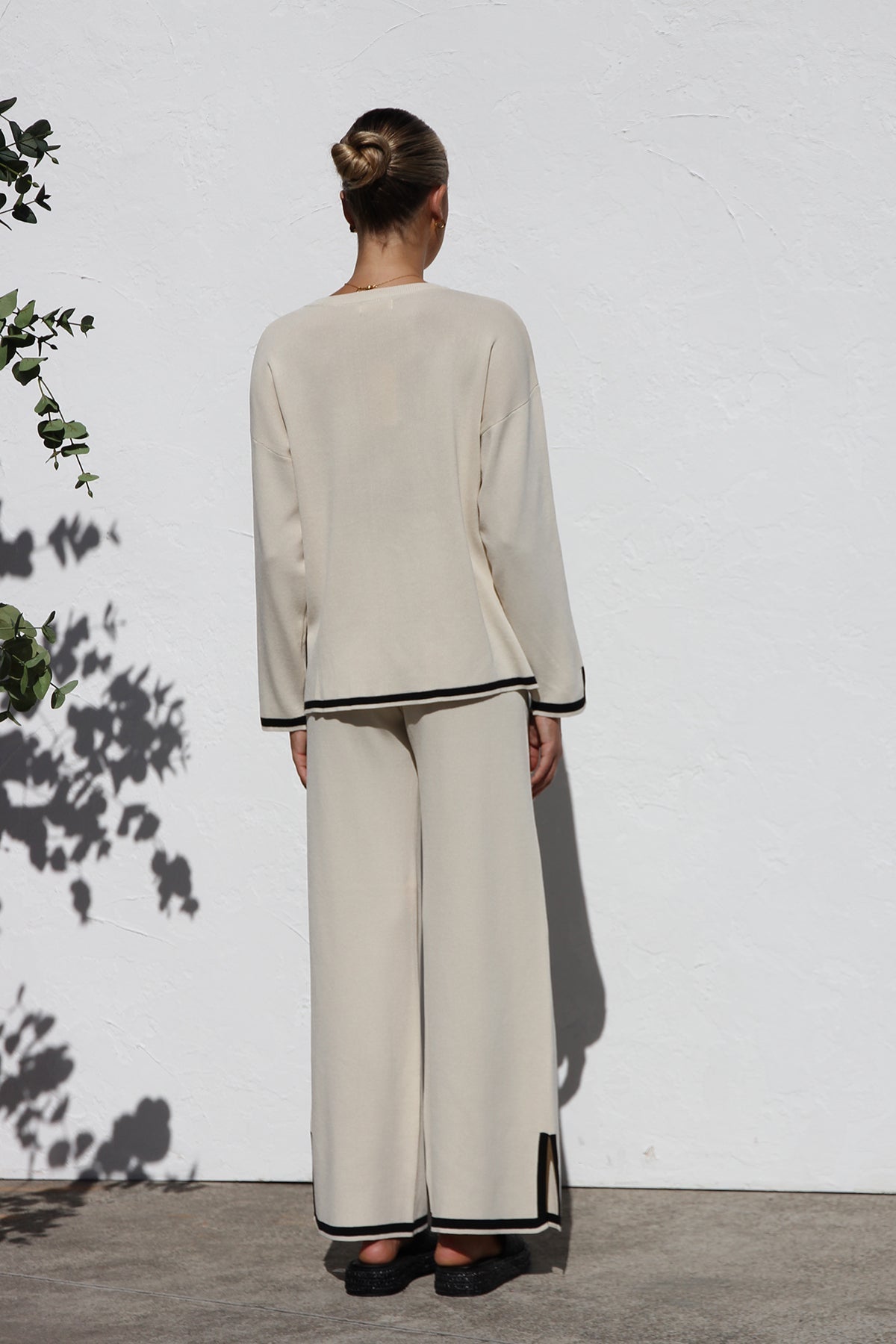 Conjunto de punto Yvonne CREMA