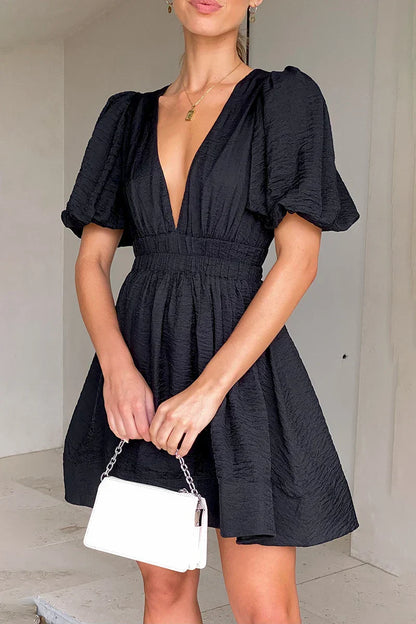 Vestido mini Erin - Negro
