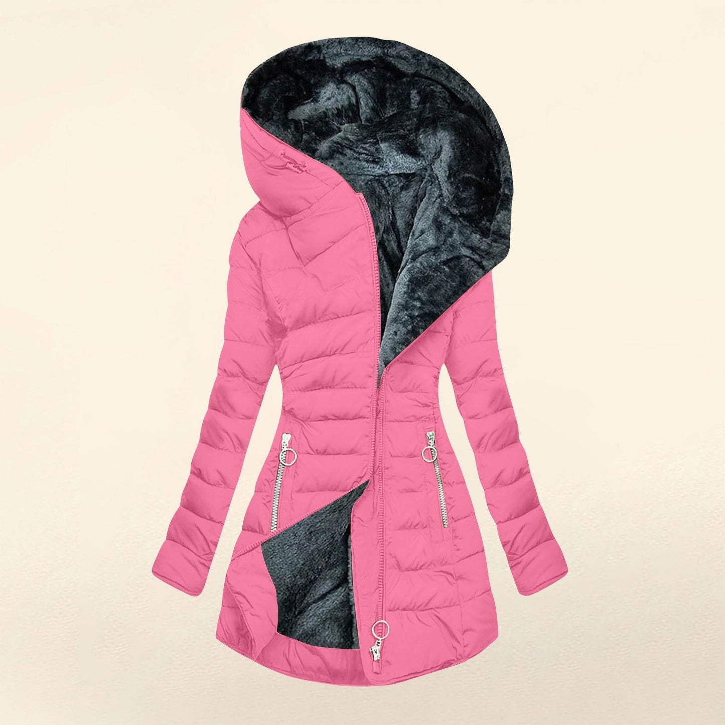 Gianna - Chaqueta de polar acolchada - Casual - - Ideal para otoño/invierno