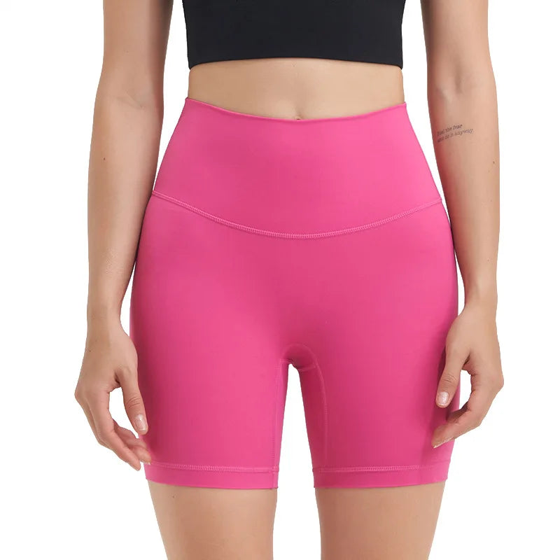 Women's Twisted Pattern Tight Fitness Running Yoga Sports Short