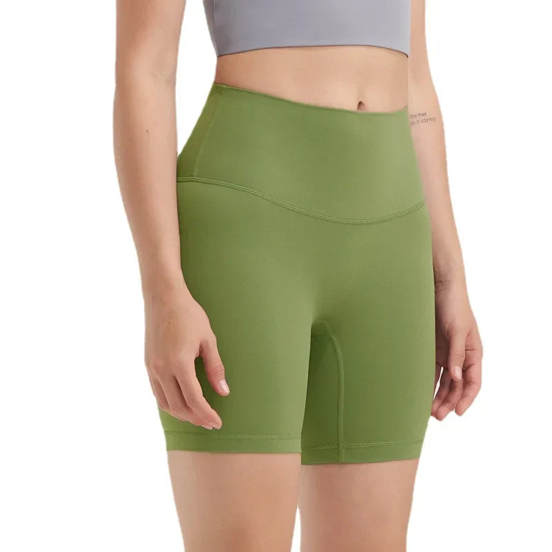 Women's Twisted Pattern Tight Fitness Running Yoga Sports Short