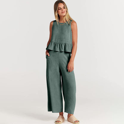 Gemma - Conjunto de mujer - Casual - Tejido - Ideal para días informales