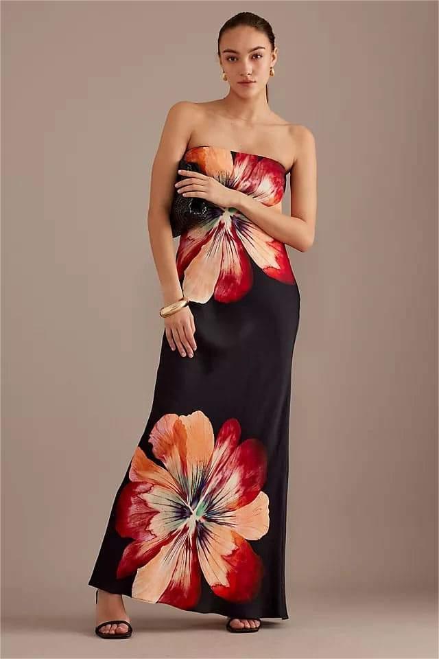 Floral Sleeveless Midi Dress