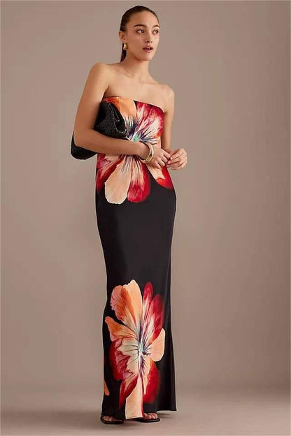 Floral Sleeveless Midi Dress