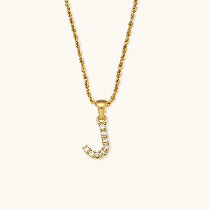 Celeste Initial Diamond Necklace