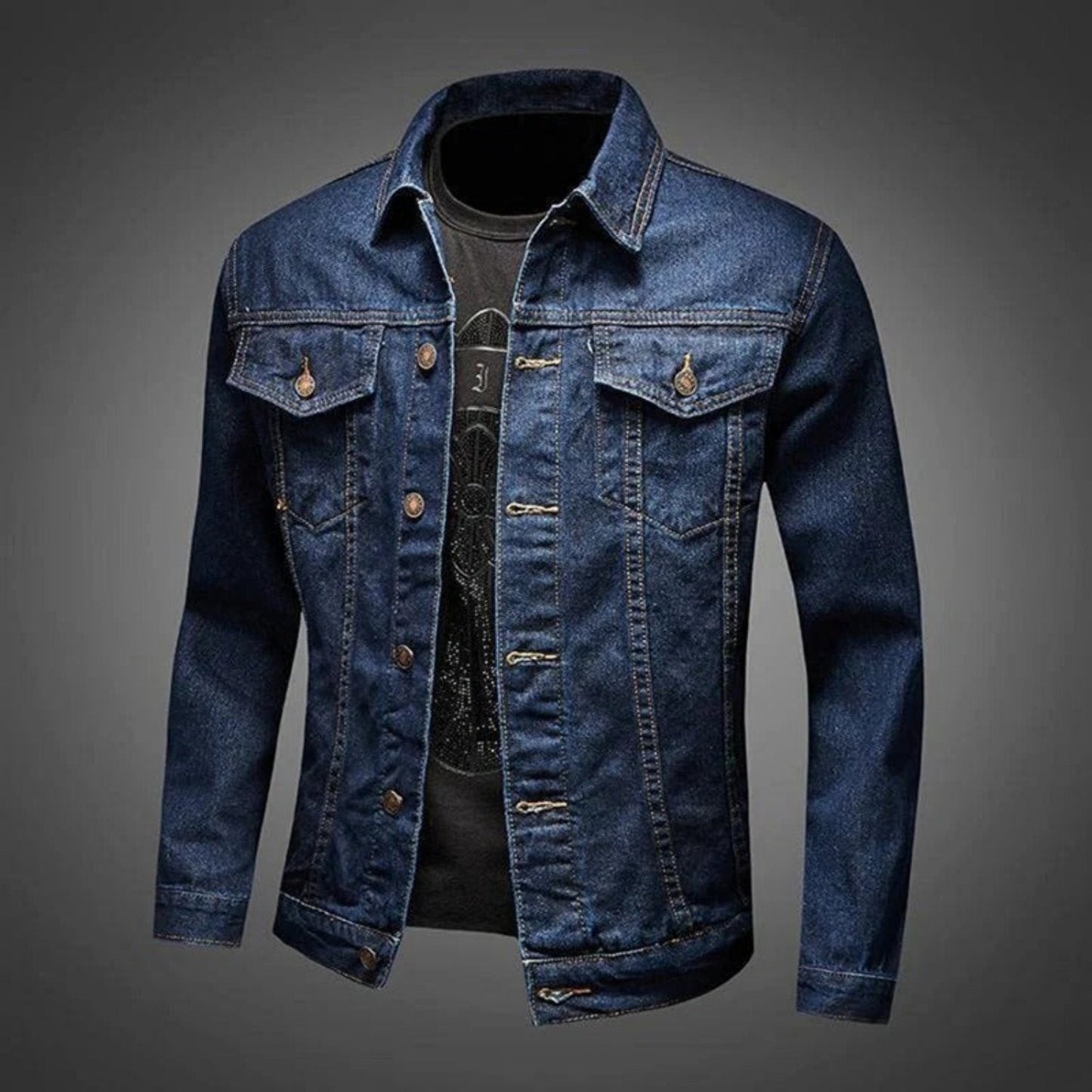 Rocco - Chaqueta vaquera - Casual - De moda - Ideal para otoño/invierno