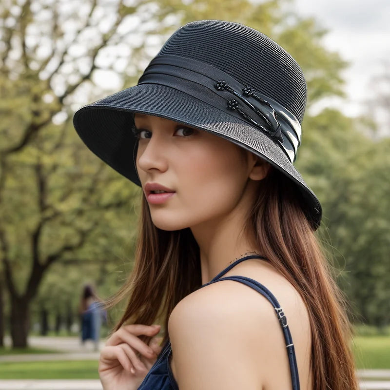 Japanese Brimmed 2025 New Versatile Cool Sun Hat