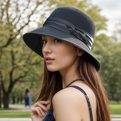 Japanese Brimmed 2025 New Versatile Cool Sun Hat