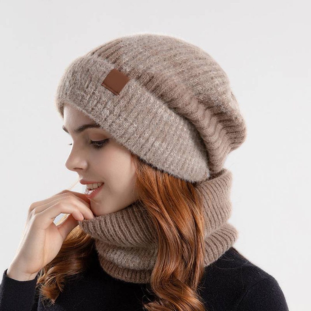 Mireille - Gorro y bufanda - Casual - Estilo moderno - Ideal para invierno