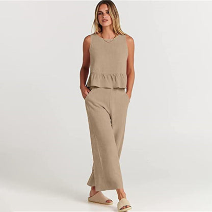 Gemma - Conjunto de mujer - Casual - Tejido - Ideal para días informales