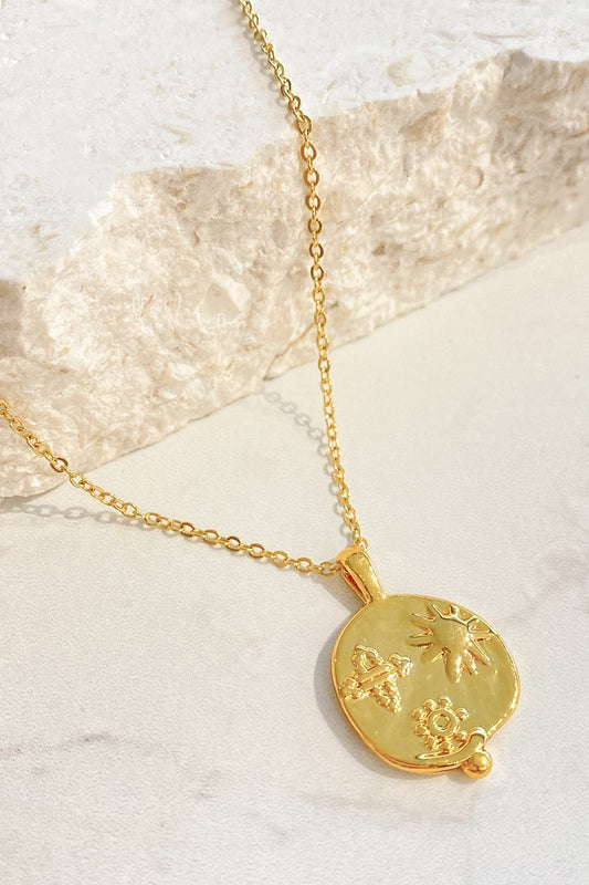 Collar con dije de océano