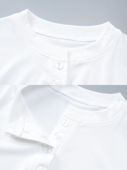 Kamila Buttoned Long Sleeve Top