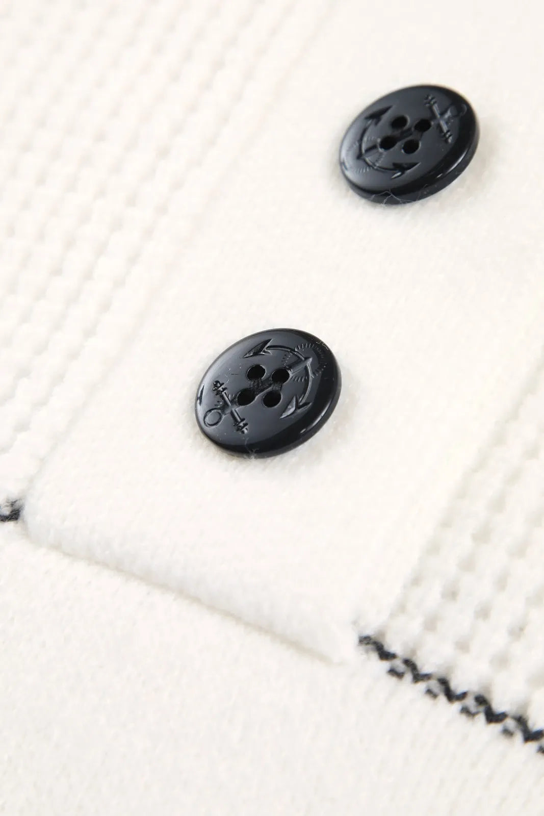 Lalie Open Collar Button Up Knit Top