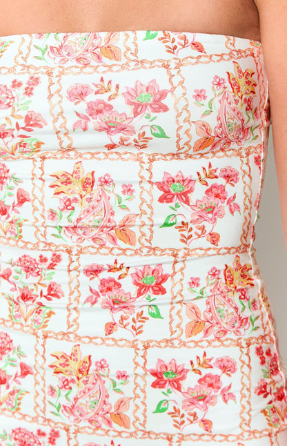 Giralda Floral Print Mini Dress