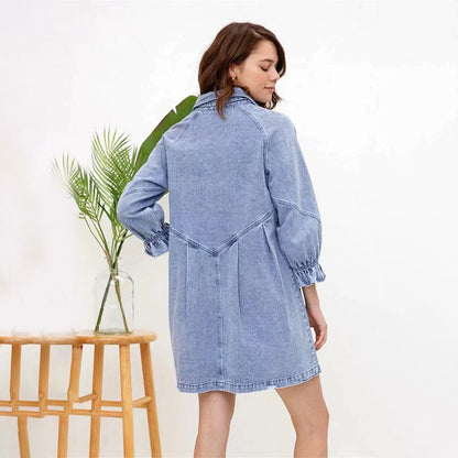 Raya - Vestido camisero - Casual - Vaquero - Ropa de diario