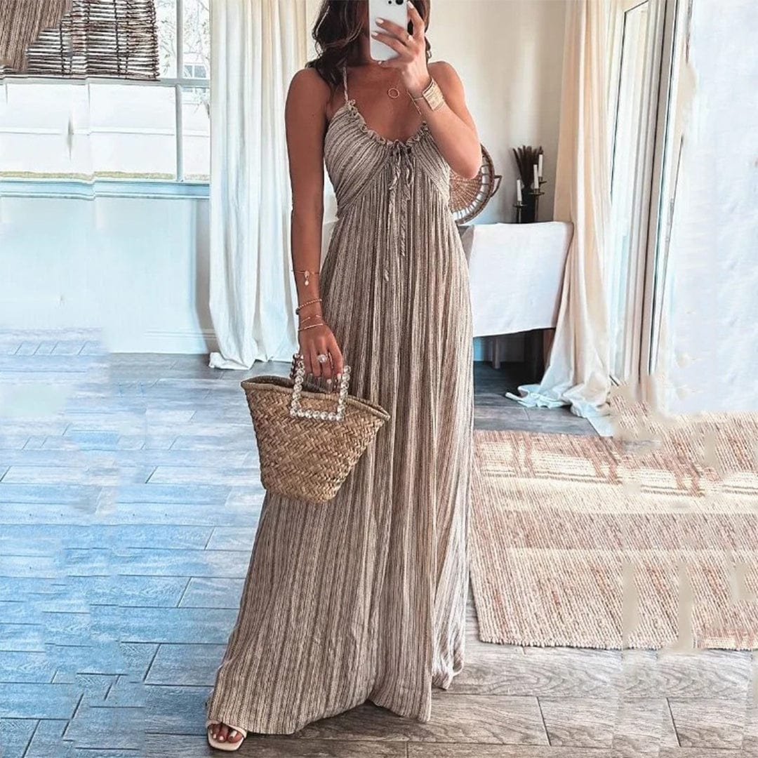 Olive - Maxi Dress - Casual - Ideal for Summer