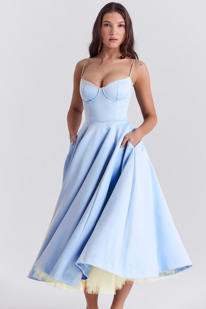 Lirielle - Elegant Tulle Long Dress for Women