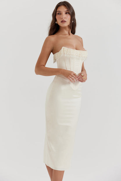Oakley - Embellished Strapless Cocktail Dress for Women